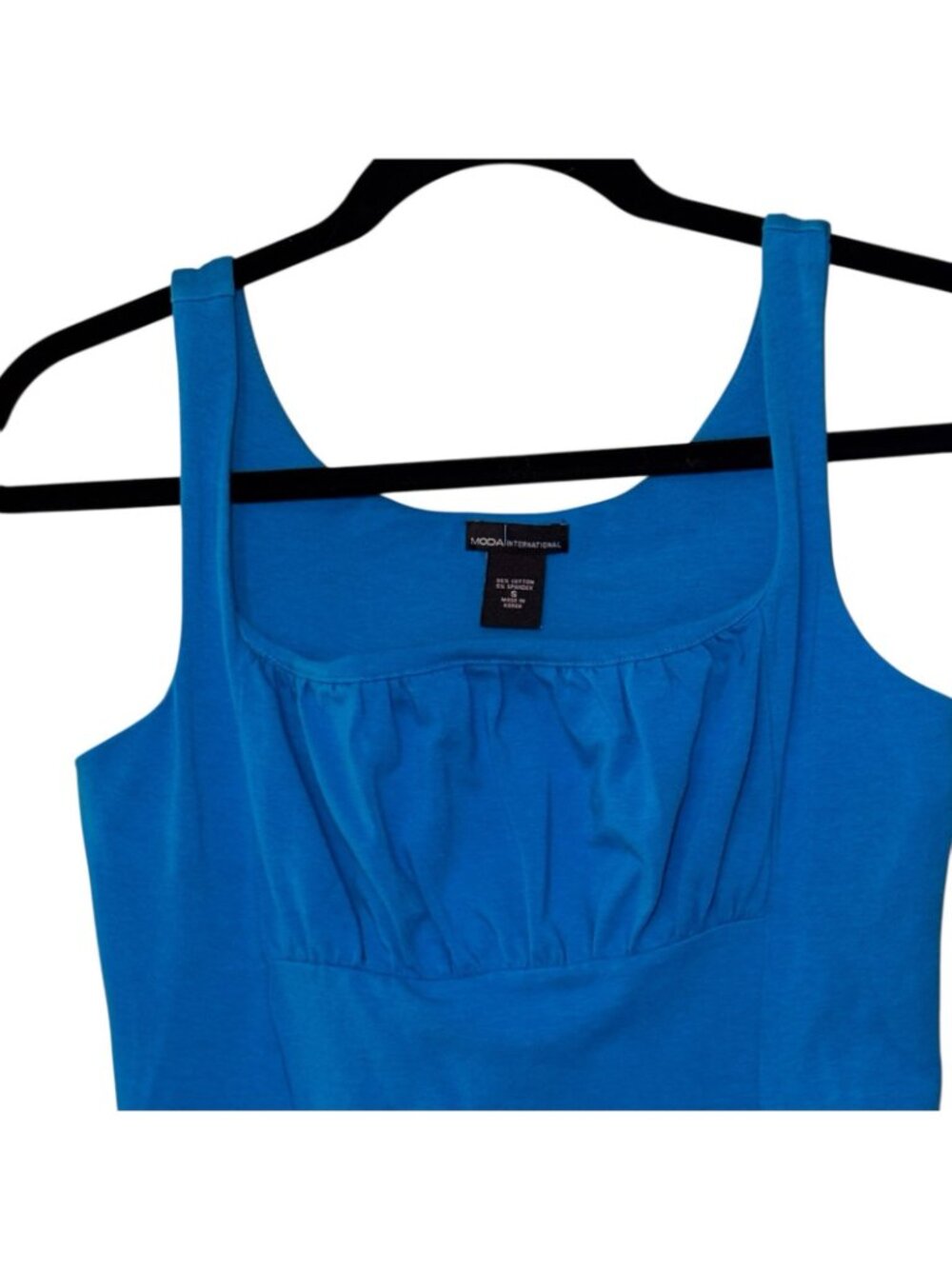 Victoria’s Secret Moda International Y2K Small Teal Blue Bodycon Dress - Picture 14 of 15